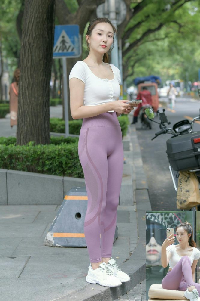图片[5]-香芋色瑜伽裤高马尾漂亮女孩J2206 545P1V-19.1GB-野途图库