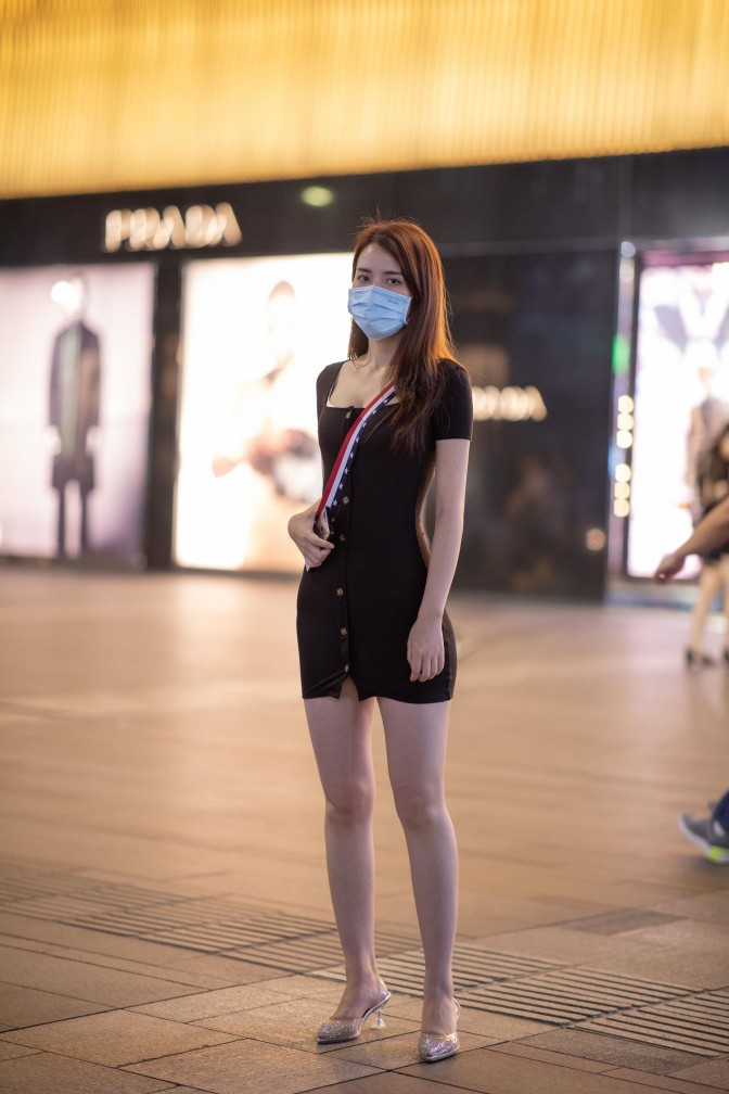图片[4]-逛商场的黑色包臀裙美丽女孩【385P】00050-野途图库
