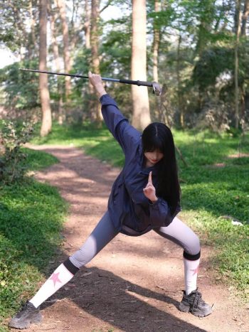 图片[2]-爱爬山的瑜伽裤MM，太甜美了！~-野途图库