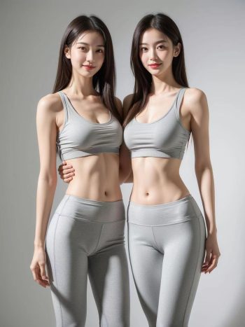 图片[9]-AI瑜伽裤清纯妹子系列图-野途图库