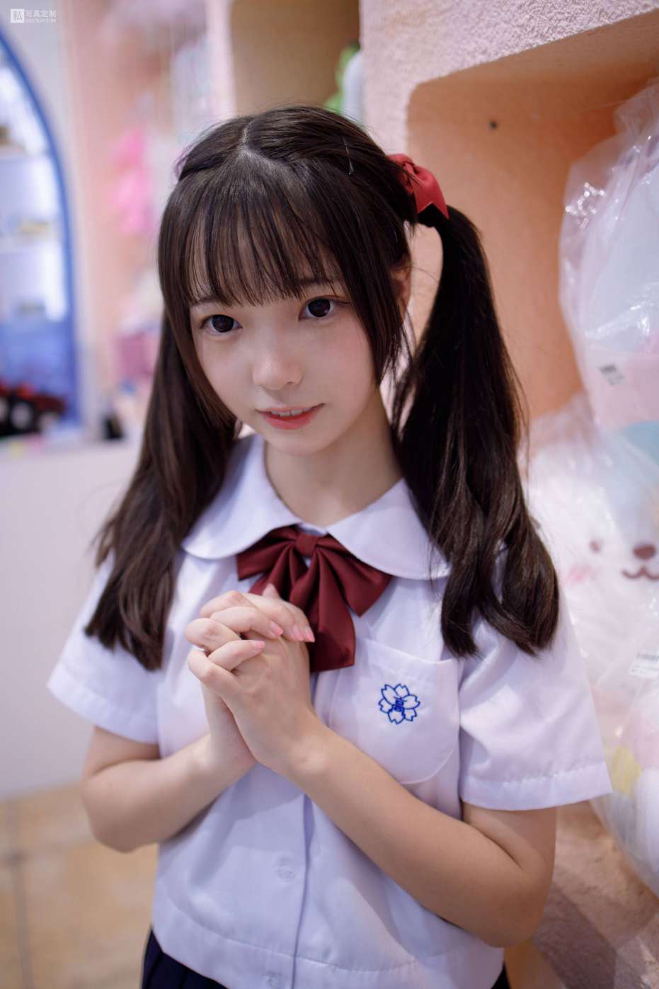 图片[4]-眼神好清澈的双马尾白丝女孩【75P】20019-野途图库