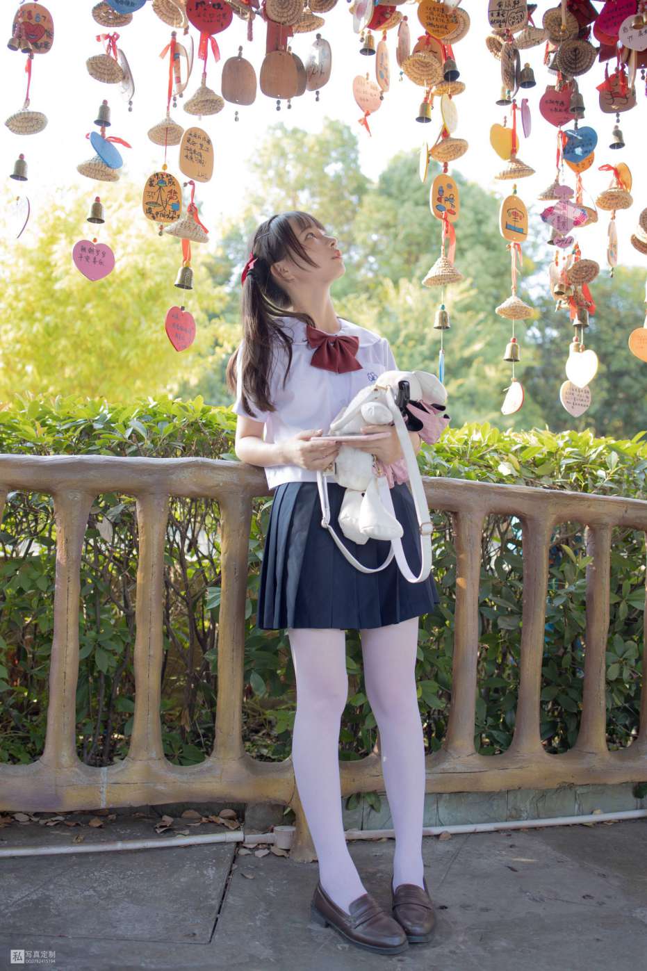 图片[5]-眼神好清澈的双马尾白丝女孩【75P】20019-野途图库